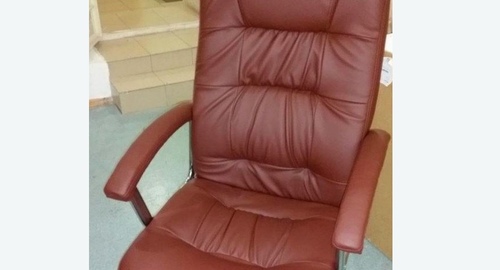 Обтяжка офисного кресла. Бодайбо
